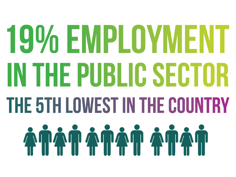 19 percent employment